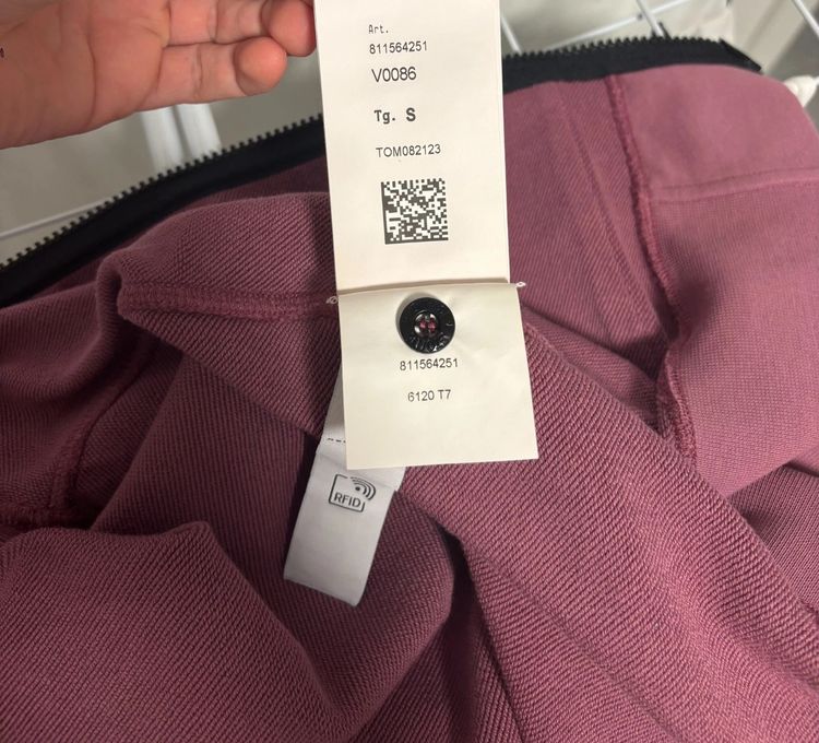 Stone Island Pink Zip-Up Hoodie 3